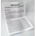 Haute qualité 500mg Capsules rigides Amoxicillin (amoxycilline)